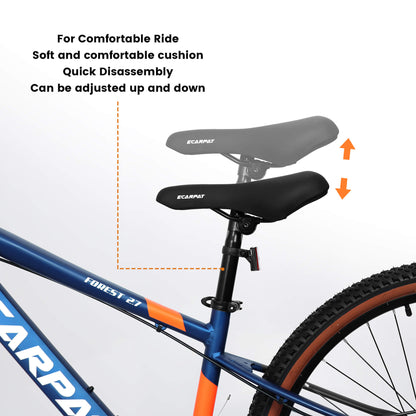 Hycline Ecarpat Trigger bicycle, 27-inch frame, visible components and sleek design in the image.