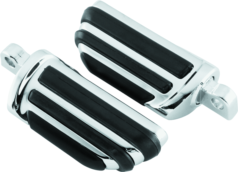 Chrome Kuryakyn Pilot Pegs with male mount adapter for powersports motorcycles, featuring durable construction and ergonomic design.