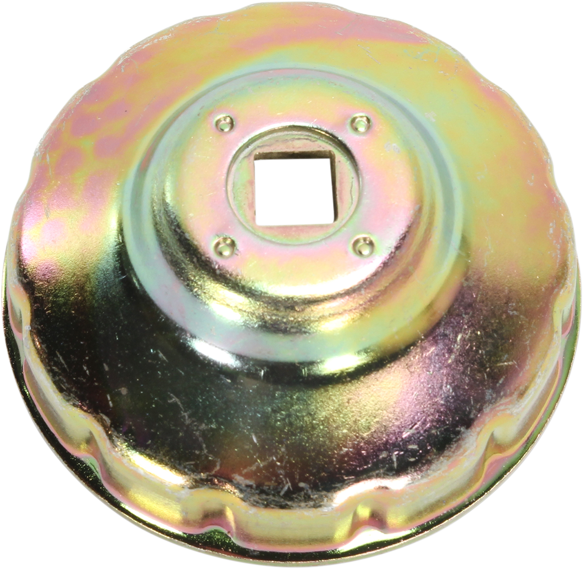 PARTS UNLIMITED 73mm oil filter wrench for Aprilia motorcycles, designed for easy removal of oil filters.