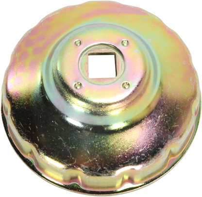 PARTS UNLIMITED 73mm oil filter wrench for Aprilia motorcycles, designed for easy removal of oil filters.