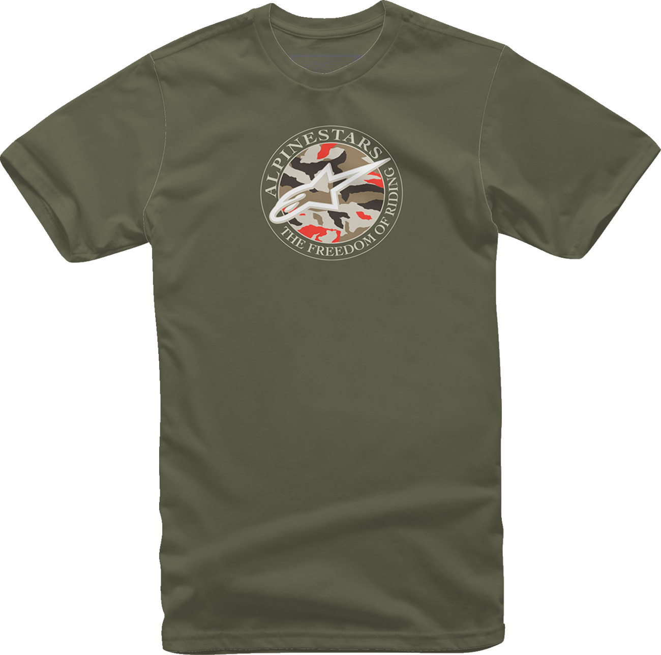 Bill's Exhausts Alpinstars Dot Camo T-Shirt in military style, 2XL, featuring camouflage print and casual fit.