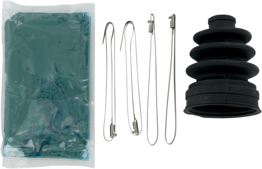 Moose Offroad AB303 CV Boot Kit for Honda and Suzuki outboard, front or rear, with protective rubber boot and clamps.