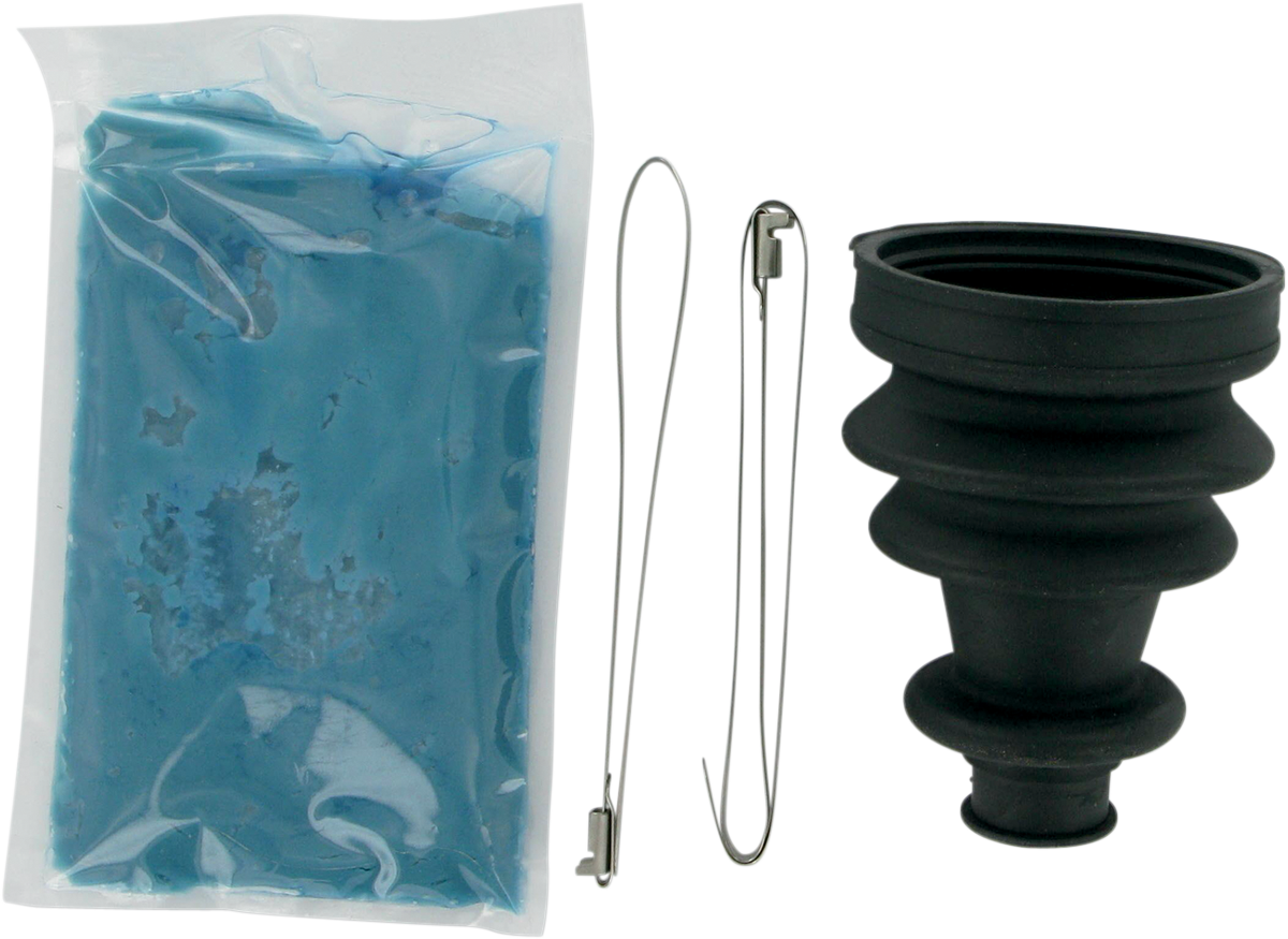 Moose Offroad AB505 Inboard CV Boot Kit for Polaris vehicles, featuring rubber boots and clamps for drivetrain protection.