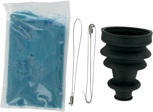 Moose Offroad AB505 Inboard CV Boot Kit for Polaris vehicles, featuring rubber boots and clamps for drivetrain protection.