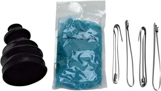 Moose Offroad front outboard CV boot kit for Polaris Ranger and RZR, includes boot and clamps, for CV joint protection.