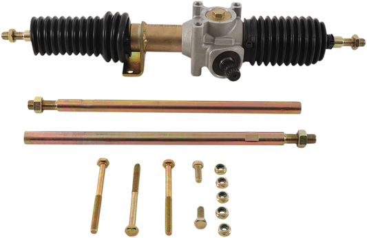 Moose Offroad steering rack 51-4003 replacement assembly with tie rods and inner tie ends for off-road vehicles.