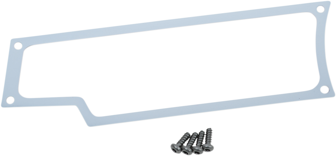 White MOOSE OFFROAD dash plate for Polaris RZR, left side, made of durable material, designed to fit Polaris RZR models.