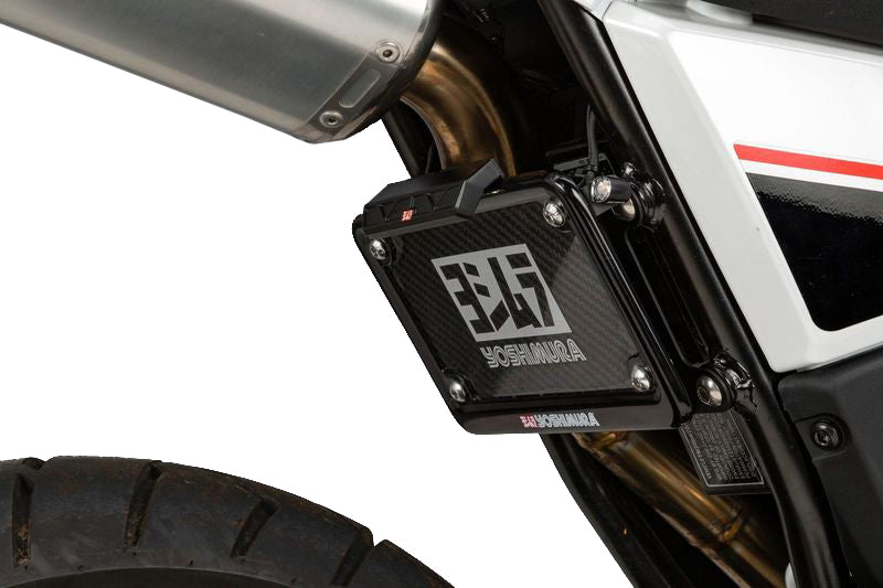 YOSHIMURA Fender Eliminator Kit for CF Moto motorcycle, featuring sleek design and mounting hardware.