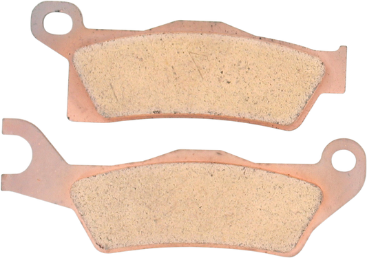 MOOSE OFFROAD XCR brake pads for Can-Am M516-S47 ATV, shown in black with metal backing plates.