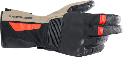 Alpinestars Denali Aerogel Drystar motorcycle gloves in XL, waterproof and insulated, with reinforced knuckles and textured grip.