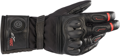 Alpinestars HT-7 Heat Tech Drystar waterproof gloves in black, small size, showing textured fabric and waterproof material.