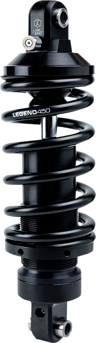 Legend Suspension Revo-A mono shock for M-Eight Softail models, 13-inch standard suspension with durable construction.