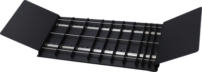 DRAG SPECIALTIES Catalog Rack X80-6023DR for organizing and displaying motorcycle parts and accessories.