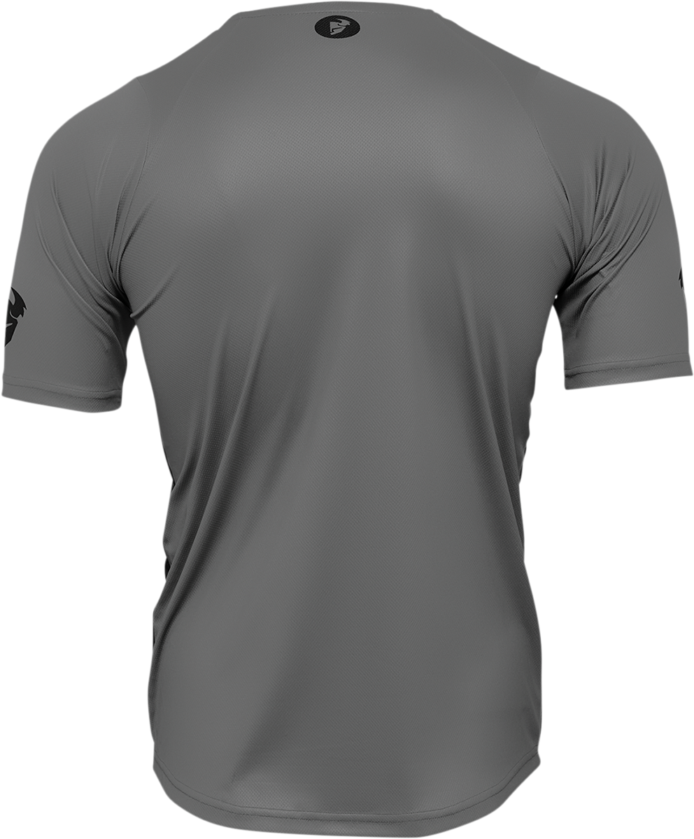 THOR, THOR Assist React Short-Sleeve Jersey - Gray/Purple - XS 5120-0174