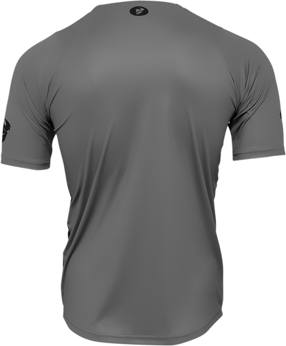 THOR, THOR Assist React Short-Sleeve Jersey - Gray/Purple - XS 5120-0174