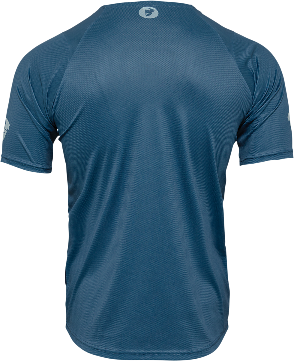 THOR, THOR Assist Shiver Short-Sleeve MTB Jersey - Teal/Midnight, 2XL, Part 5120-0167