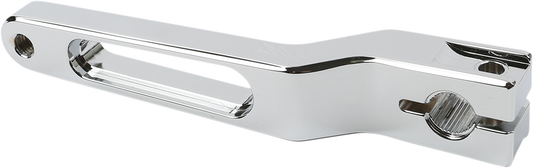 Chrome THRASHIN SUPPLY CO. TSC-2903-3 shifter lever for improved gear shifting performance, shown in close-up view.