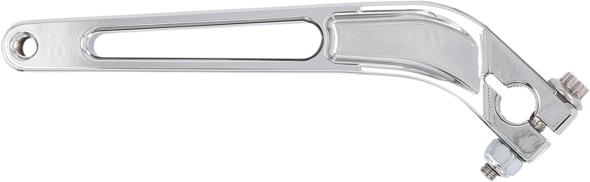 Chrome shifter lever by THRASHIN SUPPLY CO., model TSC-2900-3, designed for improved gear shifting performance, shown in the image.