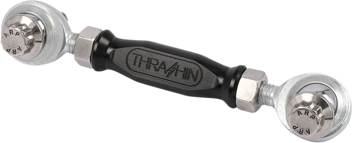 Black shift linkage for Dyna and Softail models by Thrashin Supply Co., TSC-2904-1, showing the metal linkage part.