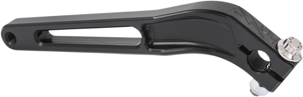 Black Thrashin Supply Co. TSC-2900-1 shifter lever made of heavy-duty 6061 T6 aluminum for precise gear shifting.