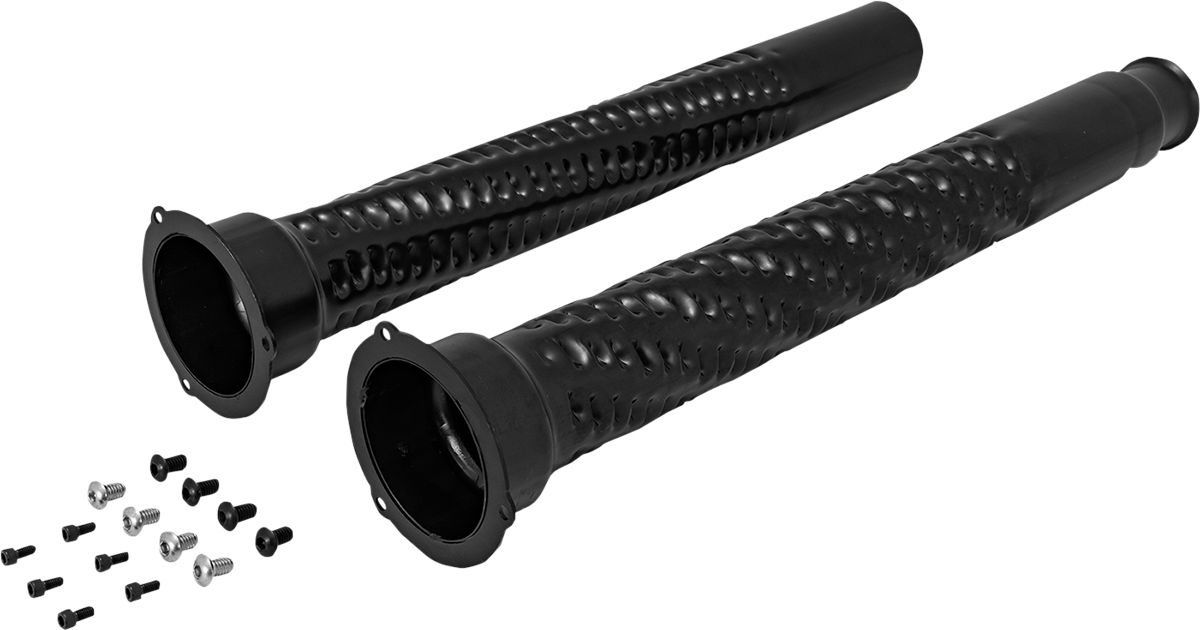 Vance & Hines Quiet Baffles for Torquer 450 motorcycle exhaust, part number 23709, shown installed in a motorcycle exhaust system.