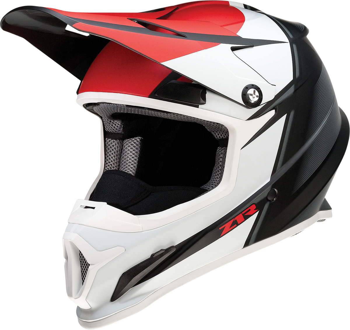 Z1R, Z1R Rise Snow Helmet Cambio 2XL by Z1R - Red, Black & White