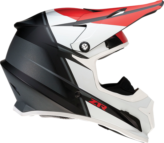 Z1R, Z1R Rise Snow Helmet Cambio 2XL by Z1R - Red, Black & White