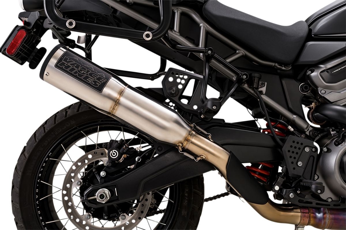 VANCE & HINES, Vance & Hines Adventure Hi-Output 450 Slip-On Muffler for Revolution Max 1250 - Stainless Steel Part 16533