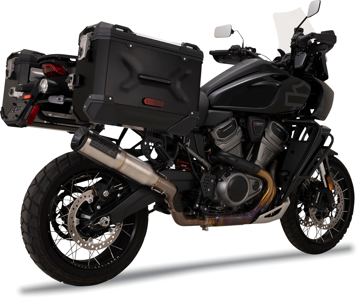 VANCE & HINES, Vance & Hines Adventure Hi-Output 450 Slip-On Muffler for Revolution Max 1250 - Stainless Steel Part 16533