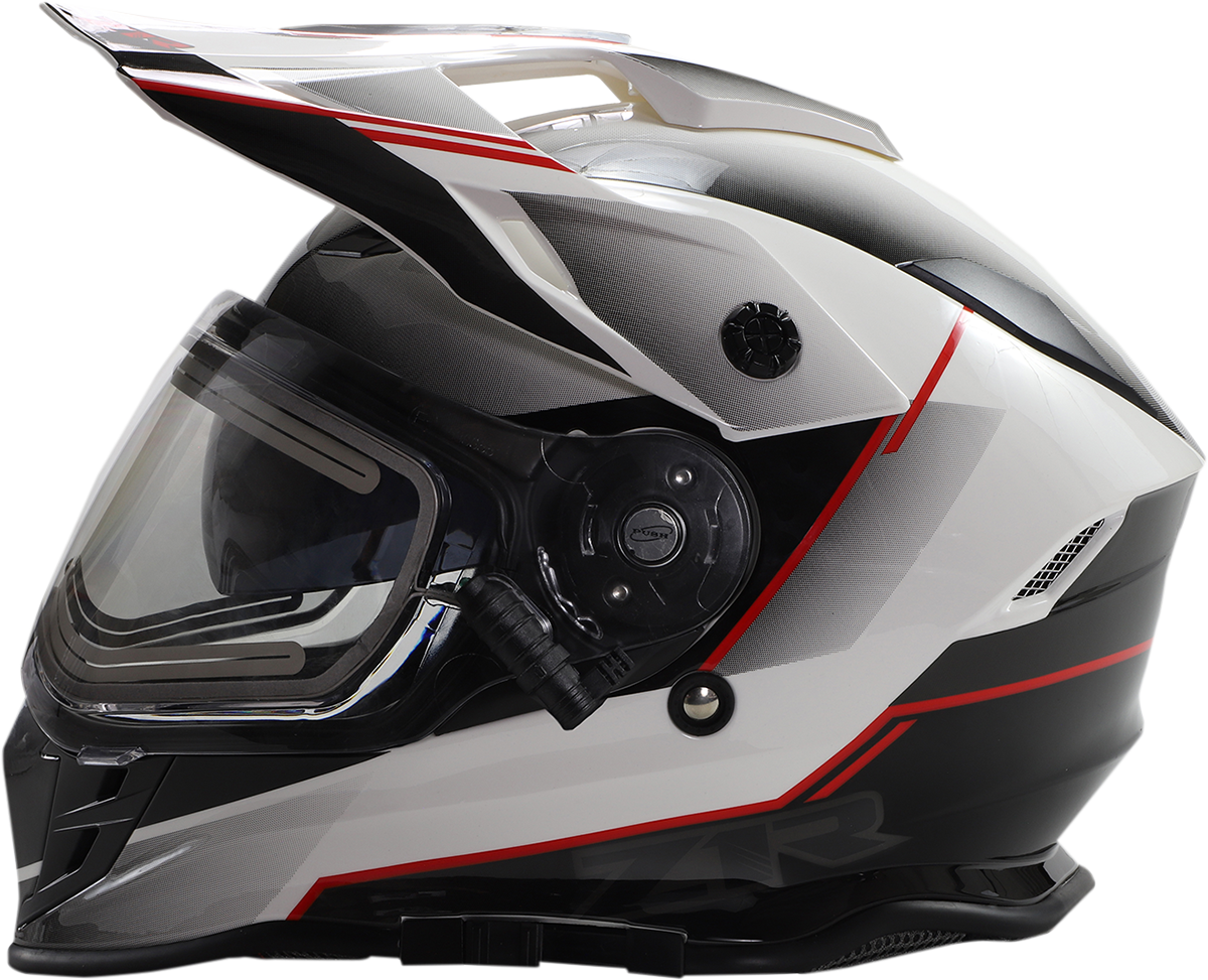 Z1R, Z1R Range Snow Helmet Bladestorm Electric Dual Pane Black/Red/White Small 0101-14054