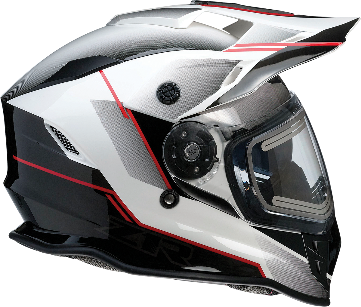 Z1R, Z1R Range Snow Helmet Bladestorm Electric Dual Pane Black/Red/White Small 0101-14054