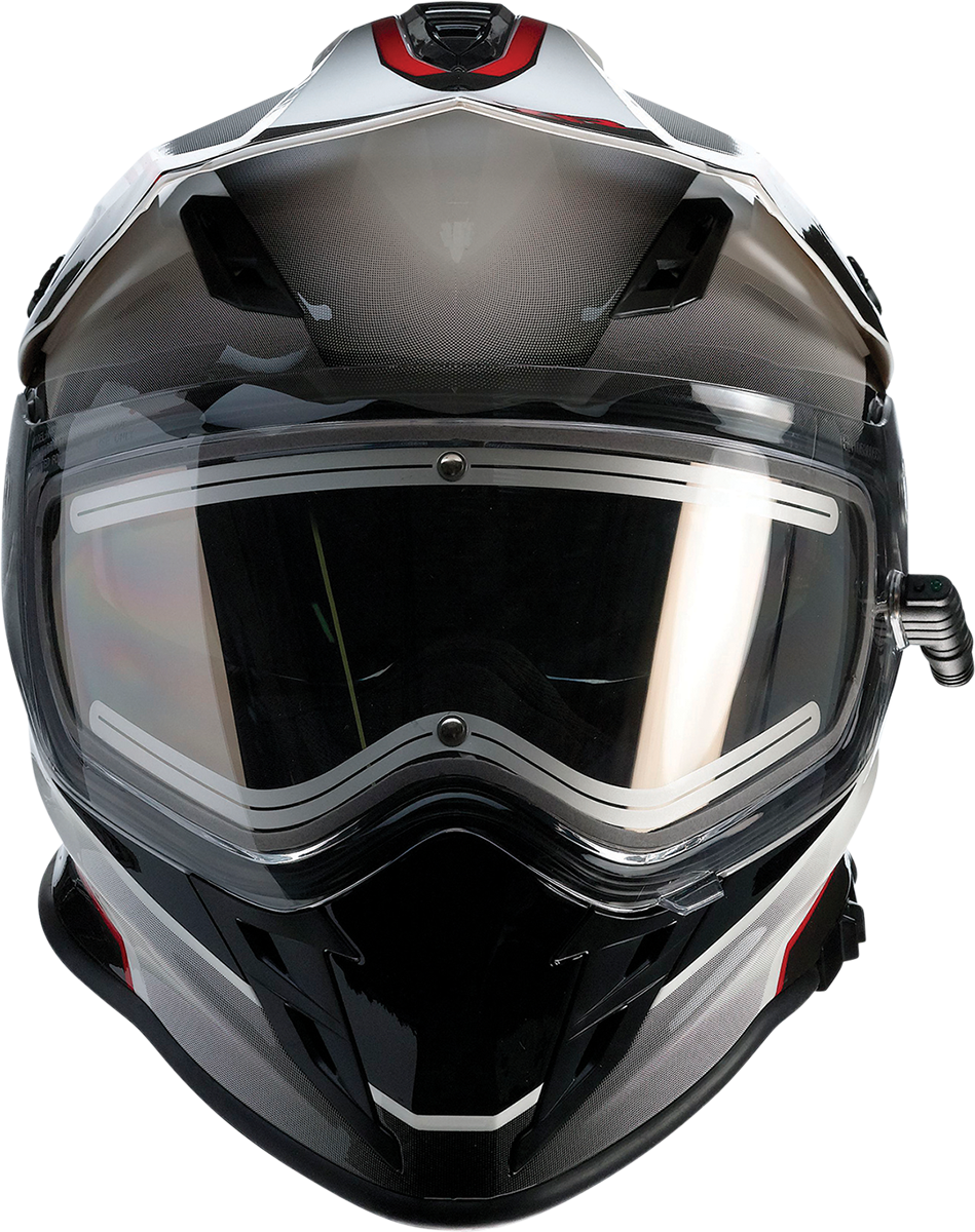 Z1R, Z1R Range Snow Helmet Bladestorm Electric Dual Pane Black/Red/White Small 0101-14054