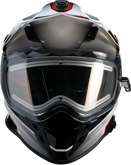 Z1R, Z1R Range Snow Helmet Bladestorm Electric Dual Pane Black/Red/White Small 0101-14054