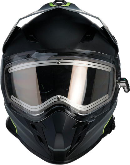Z1R Z1R Range Snow Helmet Bladestorm Electric Dual Pane with clear visor and padded interior for winter riding.
