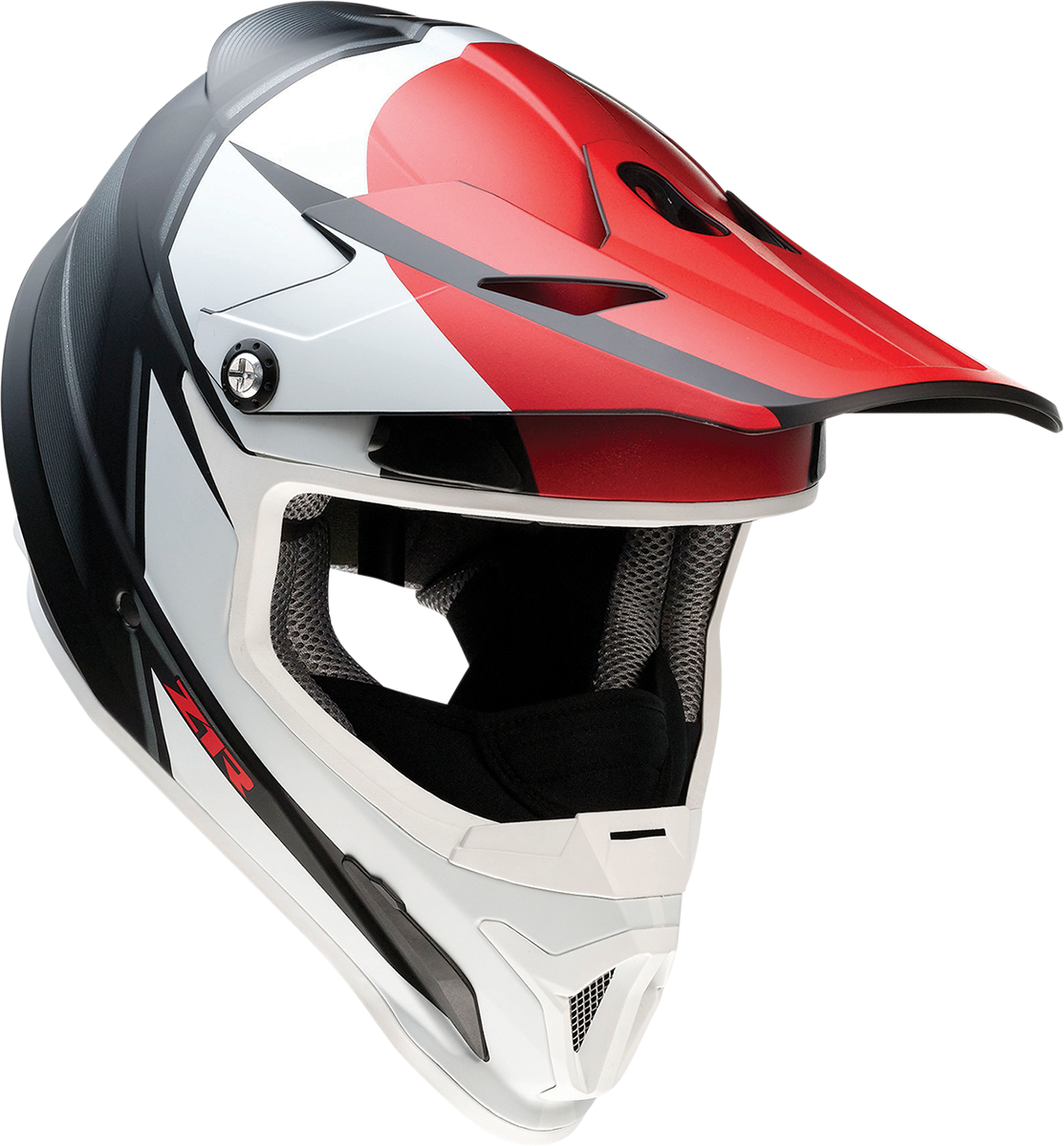 Z1R Rise snow helmet in Cambio Red, black, and white with XL size, featuring a sleek aerodynamic design for winter sports.