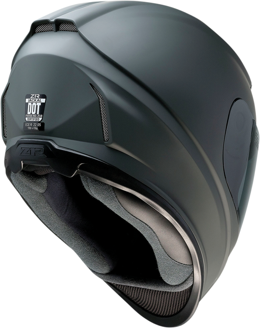Z1R Jackal helmet in primer gray with smoke shield, size 3XL, featuring a full-face design and aerodynamic shape.