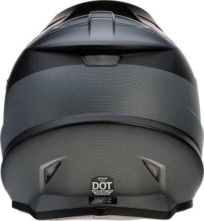 Z1R Rise snow helmet in Cambio Black and Hi-Viz with adjustable straps and ventilation, medium size, viewed from the front.