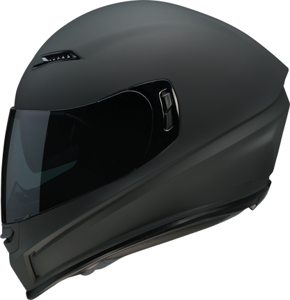 Z1R Jackal helmet in flat black with smoke shield, large size, featuring sleek aerodynamic design and secure chin strap.