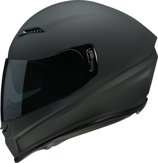 Z1R Jackal motorcycle helmet in flat black with smoke shield, medium size, featuring a sleek aerodynamic design and ventilation.