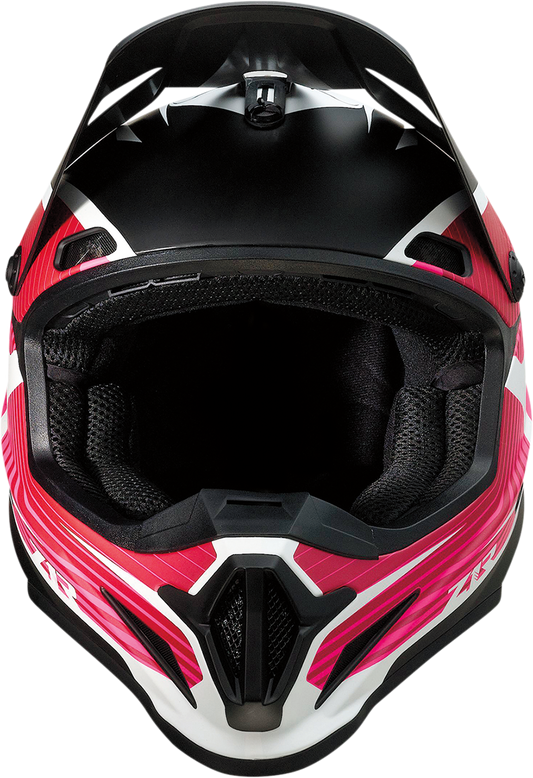 Z1R, Z1R Rise Helmet Flame Pink 3XL with Enhanced Ventilation and Removable Liner