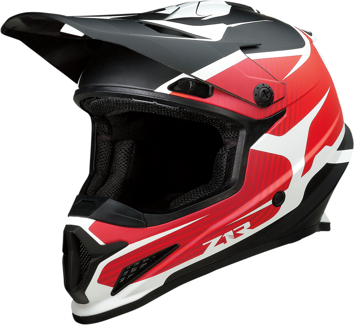 Z1R, Z1R Rise Helmet Flame Red 2XL with Enhanced Ventilation and Removable Liner