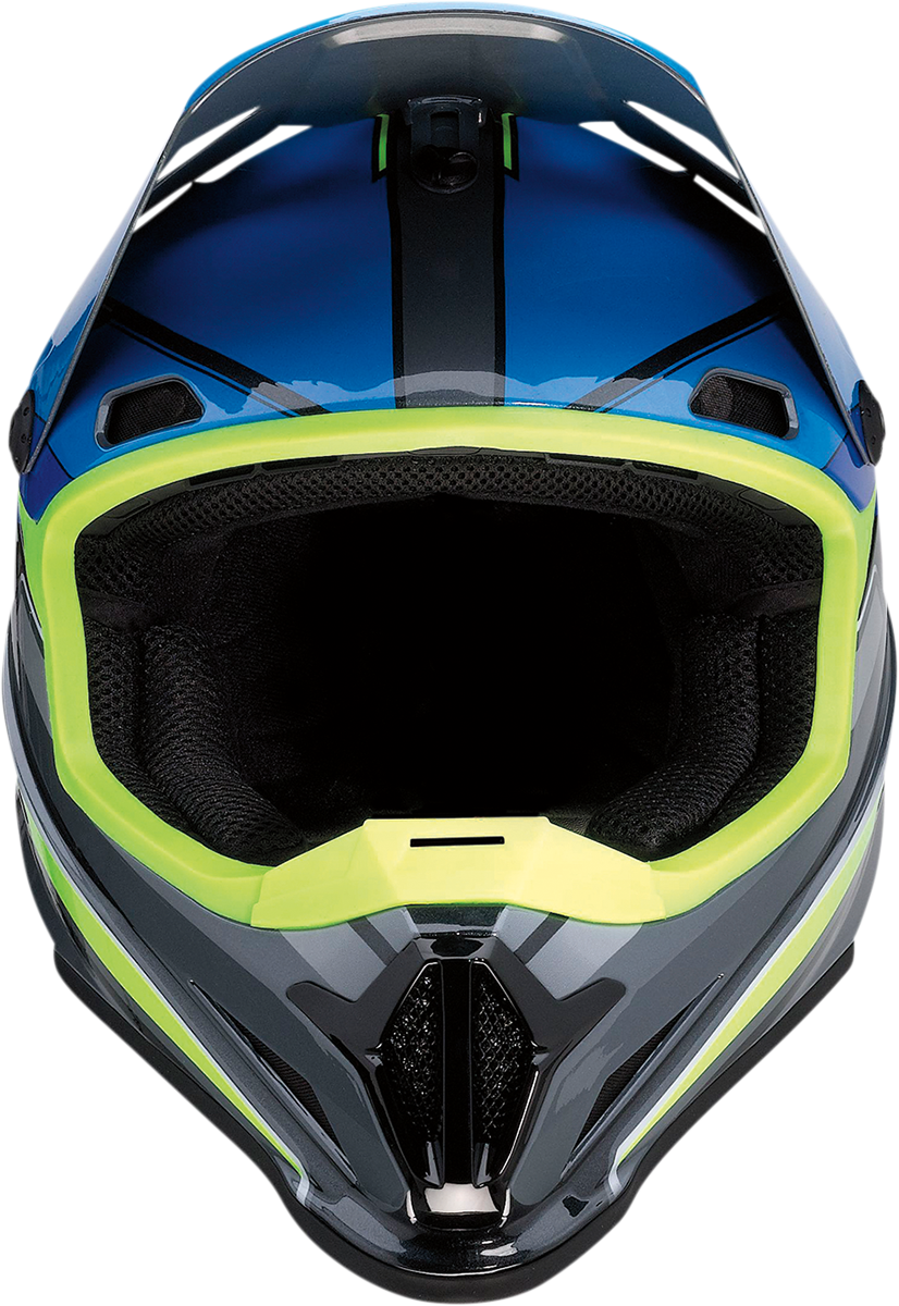Z1R, Z1R Rise Helmet - MC, Blue/Hi-Viz, Extra Large, Part Number 0110-7196