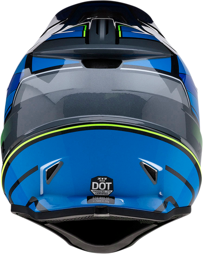 Z1R, Z1R Rise Helmet - MC, Blue/Hi-Viz, Extra Large, Part Number 0110-7196