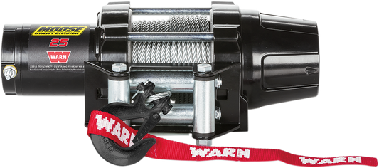 Moose Offroad 2500 lb winch with synthetic rope, rugged off-road winch for vehicle recovery, part number 101600.