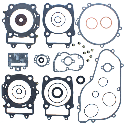 QuadBoss Arctic Cat Thundercat 650 H2 gasket set with oil seals, part number 564273, showing gaskets and seals on a white background.