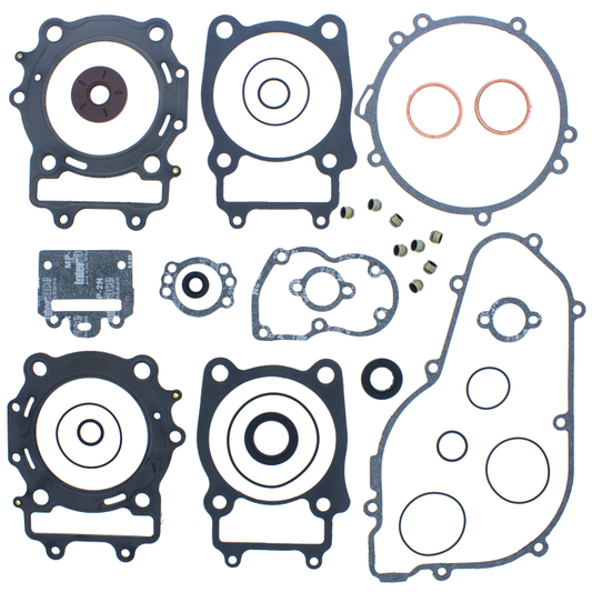 QuadBoss Arctic Cat Thundercat 650 H2 gasket set with oil seals, part number 564273, showing gaskets and seals on a white background.