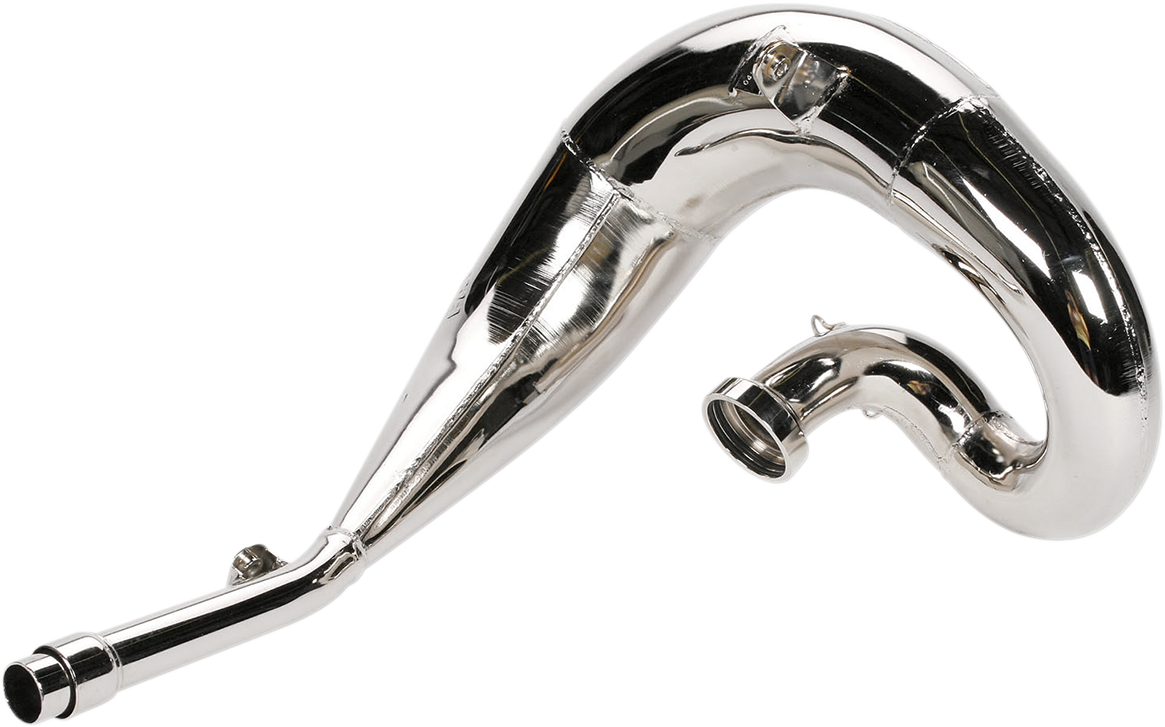 FMF Fatty Pipe motorcycle exhaust system with sleek header pipe and muffler, designed for high-performance off-road riding.