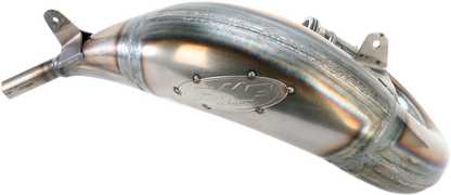 FMF Factory Fatty Pipe 025121 performance exhaust with sleek design, enhancing motorcycle power and smooth flow.