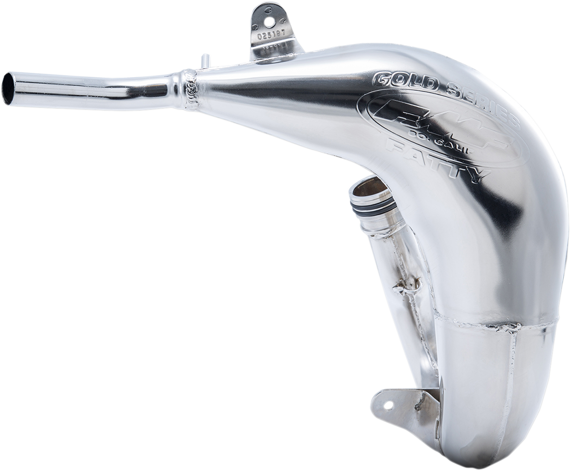 FMF Fatty Pipe 024068 performance exhaust system with durable metal construction and polished finish for enhanced motorcycle power.