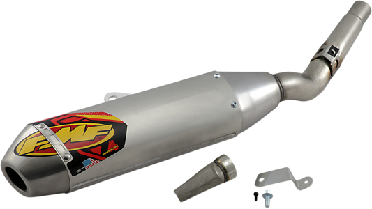 FMF PowerCore 4 HEX Muffler 042367 - High-Performance Motorcycle Exhaust with Removable Spark Arrestor